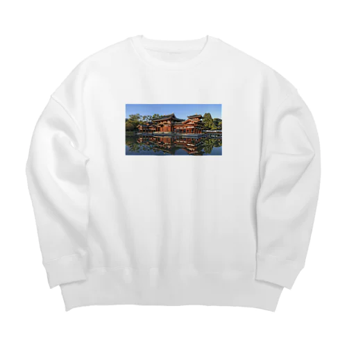 平等院鳳凰堂君 Big Crew Neck Sweatshirt