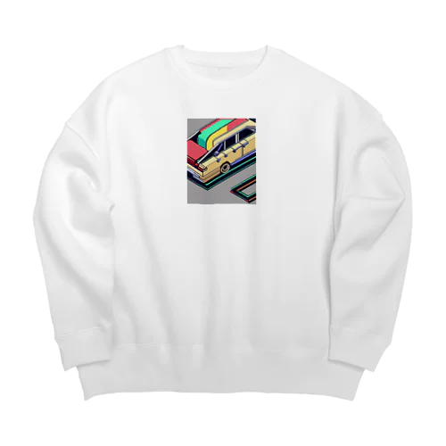 頭がぼんやりしているサスペンション Big Crew Neck Sweatshirt