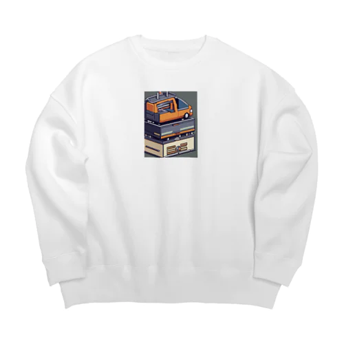 深呼吸するエアフィルター Big Crew Neck Sweatshirt