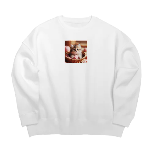 スリスリくん Big Crew Neck Sweatshirt