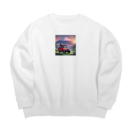 イケオジ週末の野遊び Big Crew Neck Sweatshirt