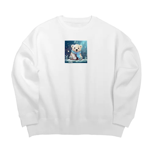 しろくまちゃん Big Crew Neck Sweatshirt