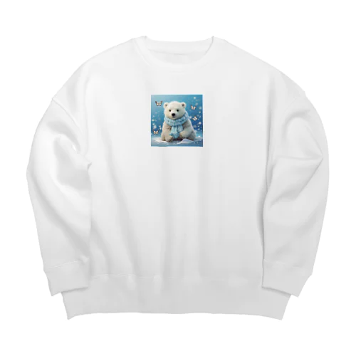 白くま Big Crew Neck Sweatshirt