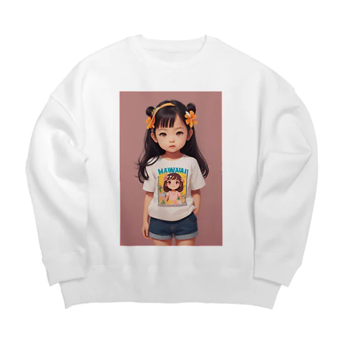 Aiちゃん Big Crew Neck Sweatshirt