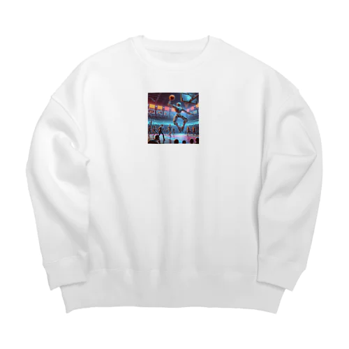 反則ロボット Big Crew Neck Sweatshirt