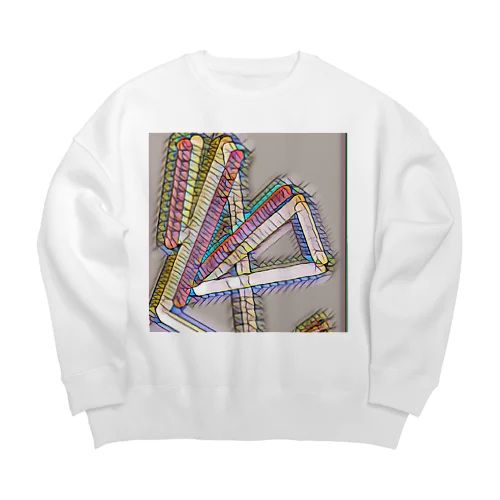 【Abstract Design】No title - Mosaic🤭 Big Crew Neck Sweatshirt