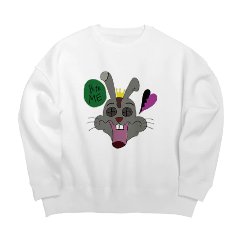 B=Rabit Big Crew Neck Sweatshirt