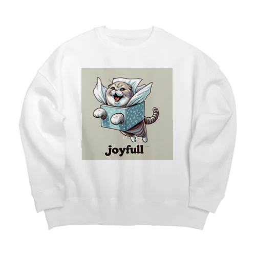 箱ティッシュフォールド Big Crew Neck Sweatshirt