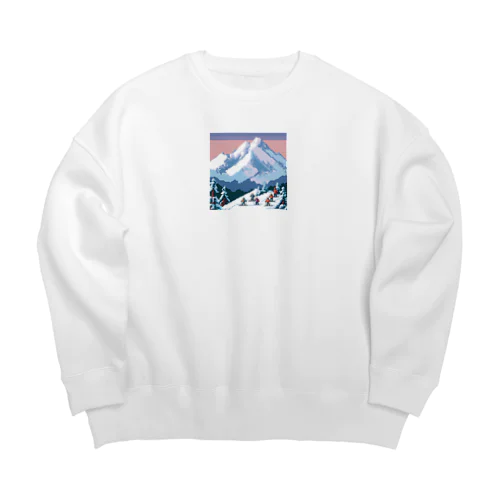 winter sports Big Crew Neck Sweatshirt