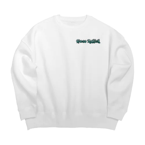 MesoKrkickロゴ Big Crew Neck Sweatshirt