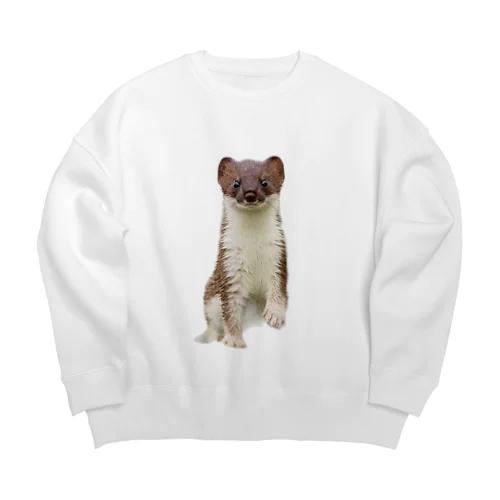 オコジョくん Big Crew Neck Sweatshirt