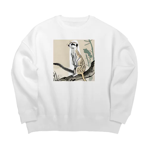 ミーアキャット　パート7 Big Crew Neck Sweatshirt