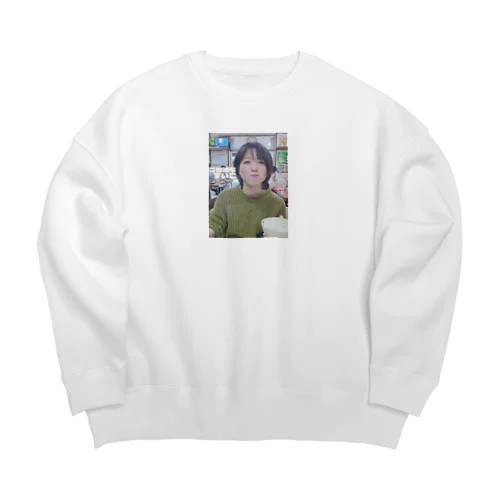 白米とすいこ Big Crew Neck Sweatshirt