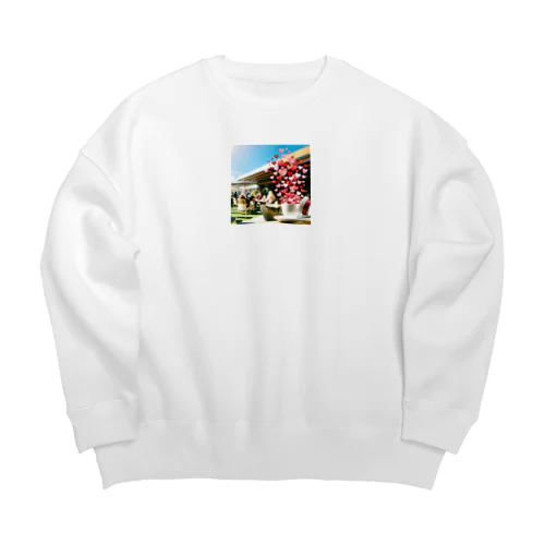 愛燦燦とSUNSUN Big Crew Neck Sweatshirt