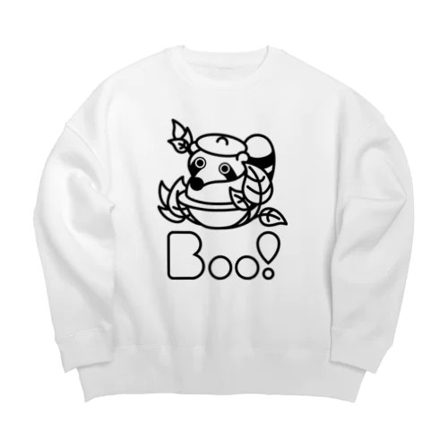 Boo!(ぶんぶくちゃがま) Big Crew Neck Sweatshirt