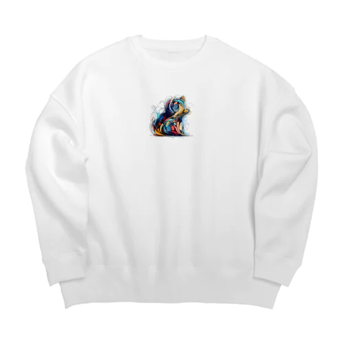 Puppy Big Crew Neck Sweatshirt