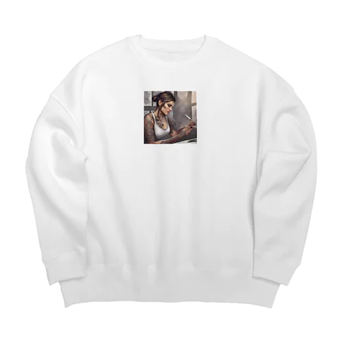 タトゥーアーティスト Big Crew Neck Sweatshirt