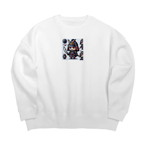 デフォルメ上杉景勝君 Big Crew Neck Sweatshirt