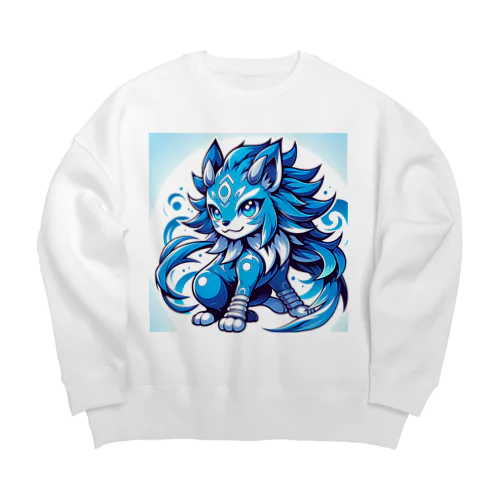 AOkomainu君 Big Crew Neck Sweatshirt