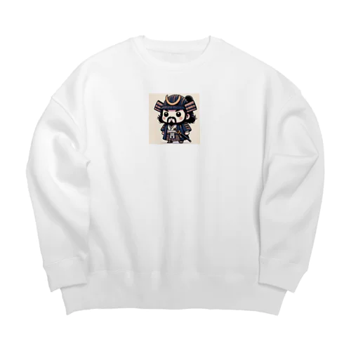 デフォルメ小早川秀秋君 Big Crew Neck Sweatshirt