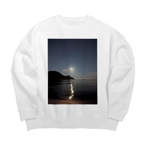 月夜と海 Big Crew Neck Sweatshirt