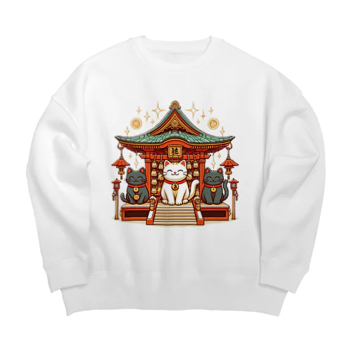 笑福 Big Crew Neck Sweatshirt