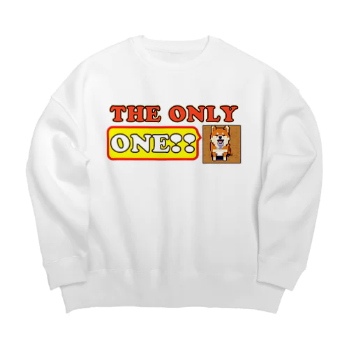 THE ONLY ONE❢❢ 『柴犬の子ども』 Big Crew Neck Sweatshirt