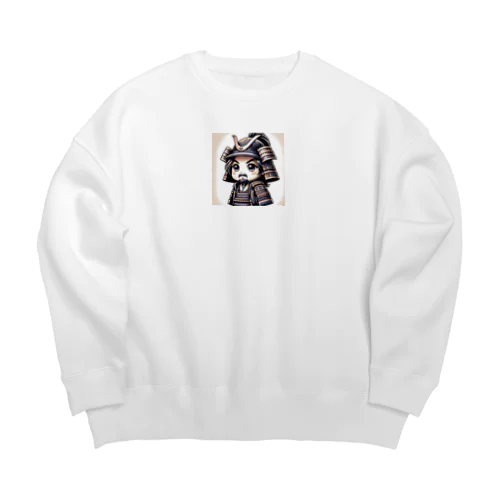 デフォルメ赤松満祐君 Big Crew Neck Sweatshirt