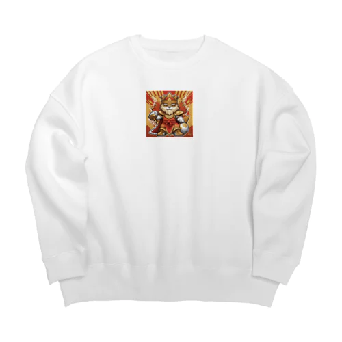 キング琉球　ビックリマン風 Big Crew Neck Sweatshirt