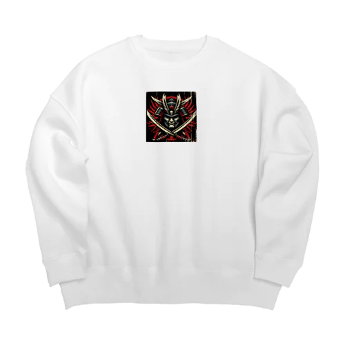 戦国武将 Big Crew Neck Sweatshirt