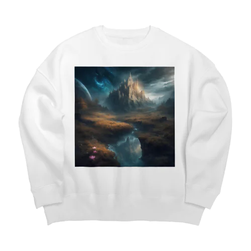 神秘的な空間 Big Crew Neck Sweatshirt