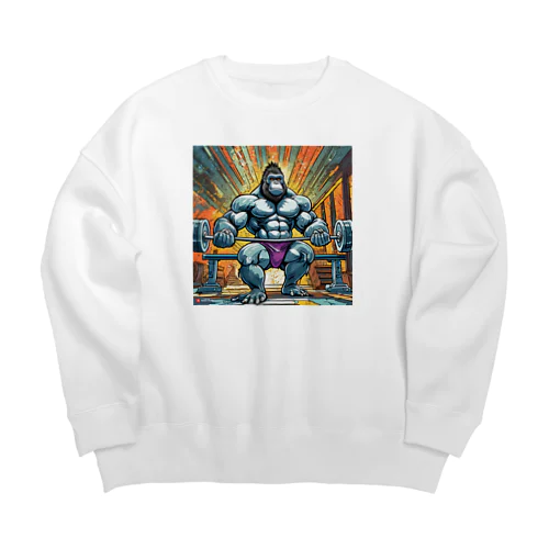 アームカールゴリラ Big Crew Neck Sweatshirt