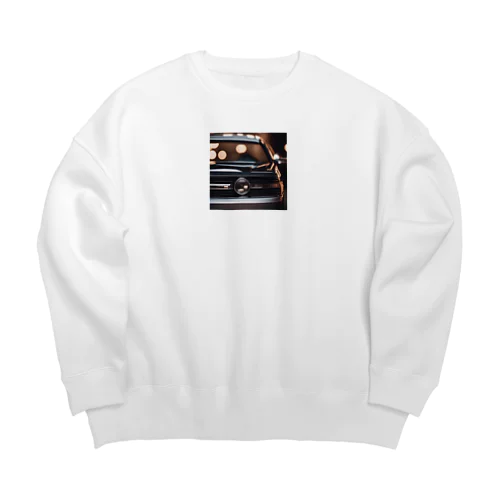 クラシックカー Big Crew Neck Sweatshirt