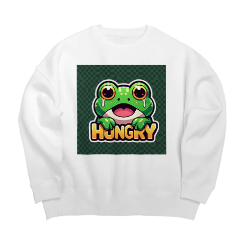 HUNGRYカエル Big Crew Neck Sweatshirt