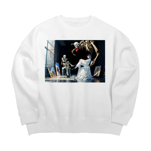 少女の美術館 Big Crew Neck Sweatshirt