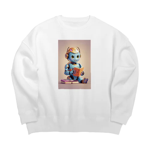 AI子どもロボット「リーディくん」 Big Crew Neck Sweatshirt