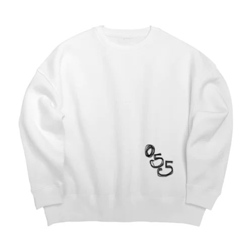 area055 Big Crew Neck Sweatshirt