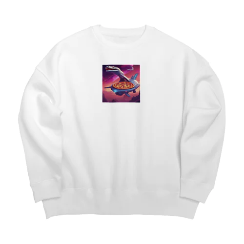 宇宙間宅配ヘビ Big Crew Neck Sweatshirt