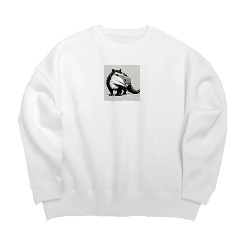 ワニバラ Big Crew Neck Sweatshirt