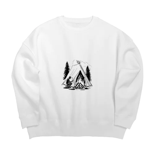 キャンプライフ Big Crew Neck Sweatshirt