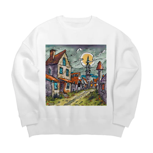 ゾンビくんの町２ Big Crew Neck Sweatshirt