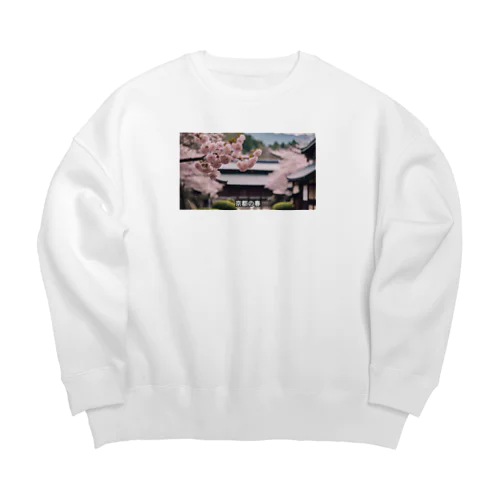 JAPAN SAKURA Big Crew Neck Sweatshirt