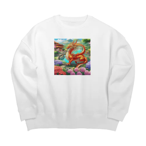 Doragon６ Big Crew Neck Sweatshirt