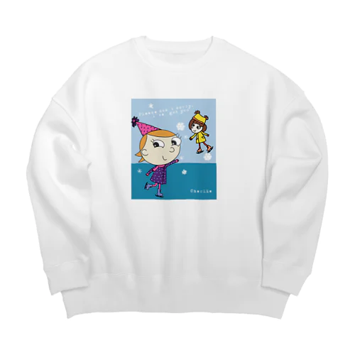 Please don't worry, I've got you. Big Crew Neck Sweatshirt