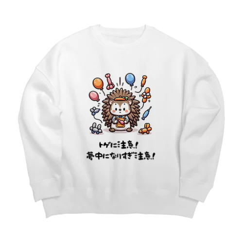 トゲトゲのトラブルメーカー Big Crew Neck Sweatshirt