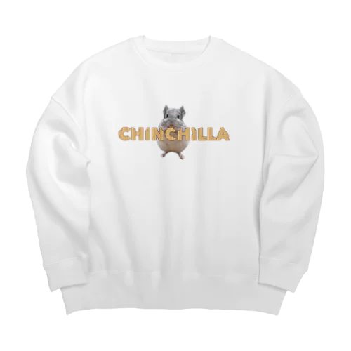 チンチラのパルちゃん Big Crew Neck Sweatshirt