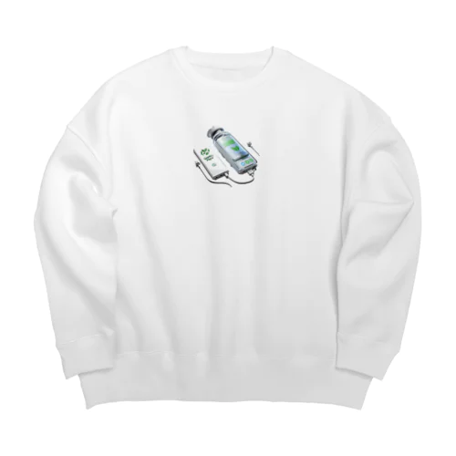 水筒型スマートフォン Big Crew Neck Sweatshirt