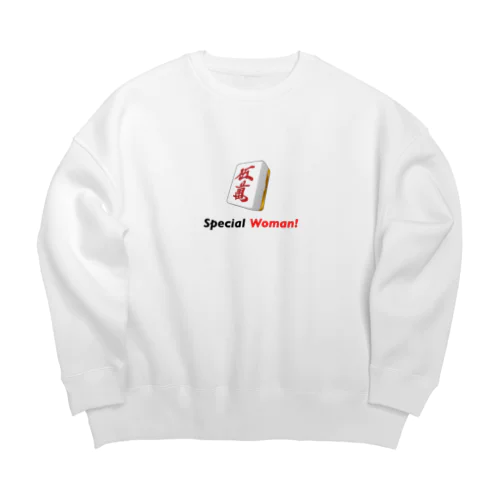 Special Woman! Big Crew Neck Sweatshirt