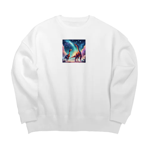 恐竜の星 Big Crew Neck Sweatshirt