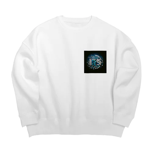 158kai幾何学 Big Crew Neck Sweatshirt